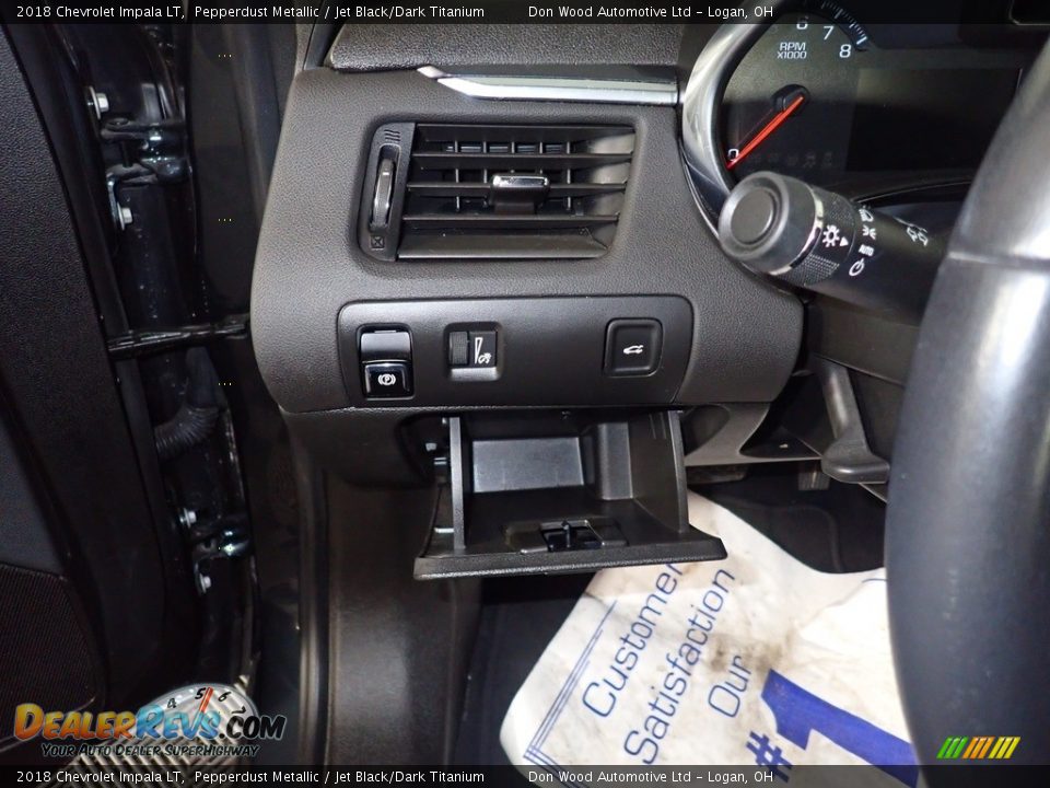 2018 Chevrolet Impala LT Pepperdust Metallic / Jet Black/Dark Titanium Photo #18
