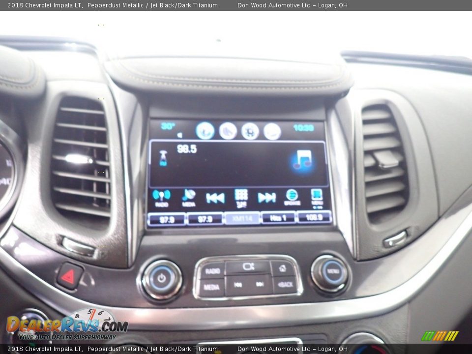 2018 Chevrolet Impala LT Pepperdust Metallic / Jet Black/Dark Titanium Photo #19