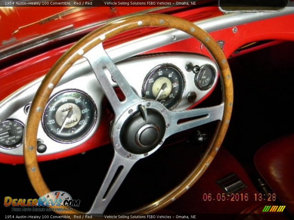 1954 Austin-Healey 100 Convertible Steering Wheel Photo #5