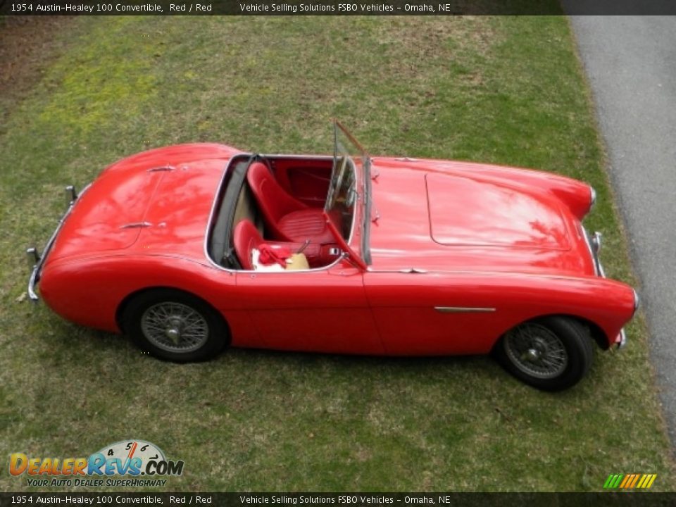Red 1954 Austin-Healey 100 Convertible Photo #9