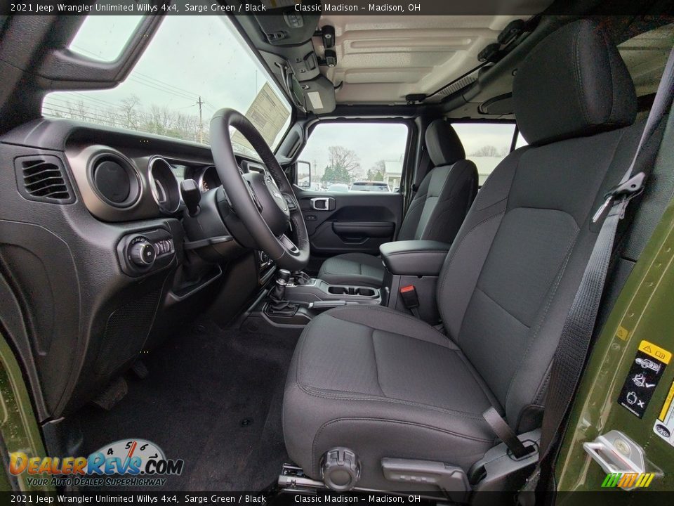 2021 Jeep Wrangler Unlimited Willys 4x4 Sarge Green / Black Photo #2