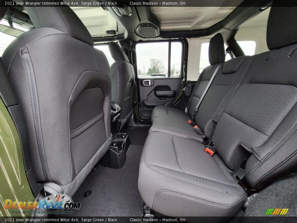 2021 Jeep Wrangler Unlimited Willys 4x4 Sarge Green / Black Photo #3