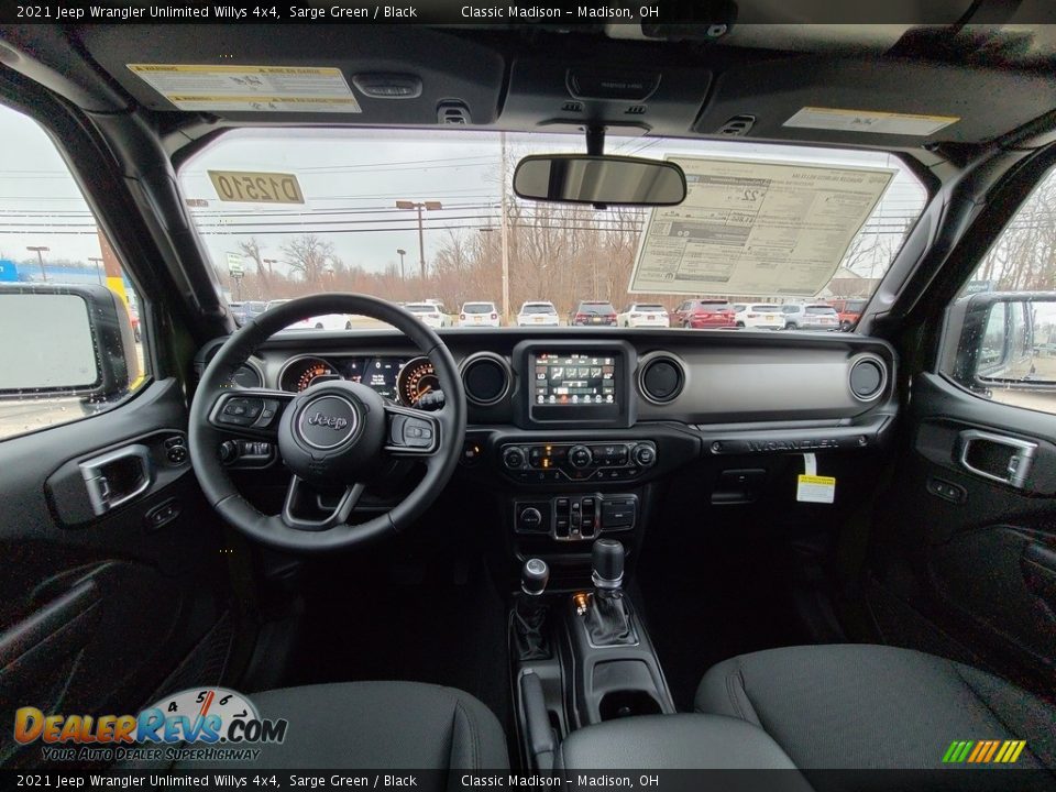 2021 Jeep Wrangler Unlimited Willys 4x4 Sarge Green / Black Photo #4
