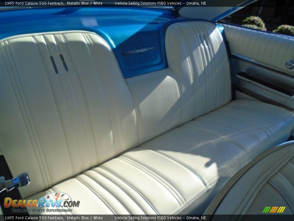 Rear Seat of 1965 Ford Galaxie 500 Fastback Photo #4