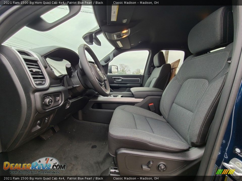 2021 Ram 1500 Big Horn Quad Cab 4x4 Patriot Blue Pearl / Black Photo #2