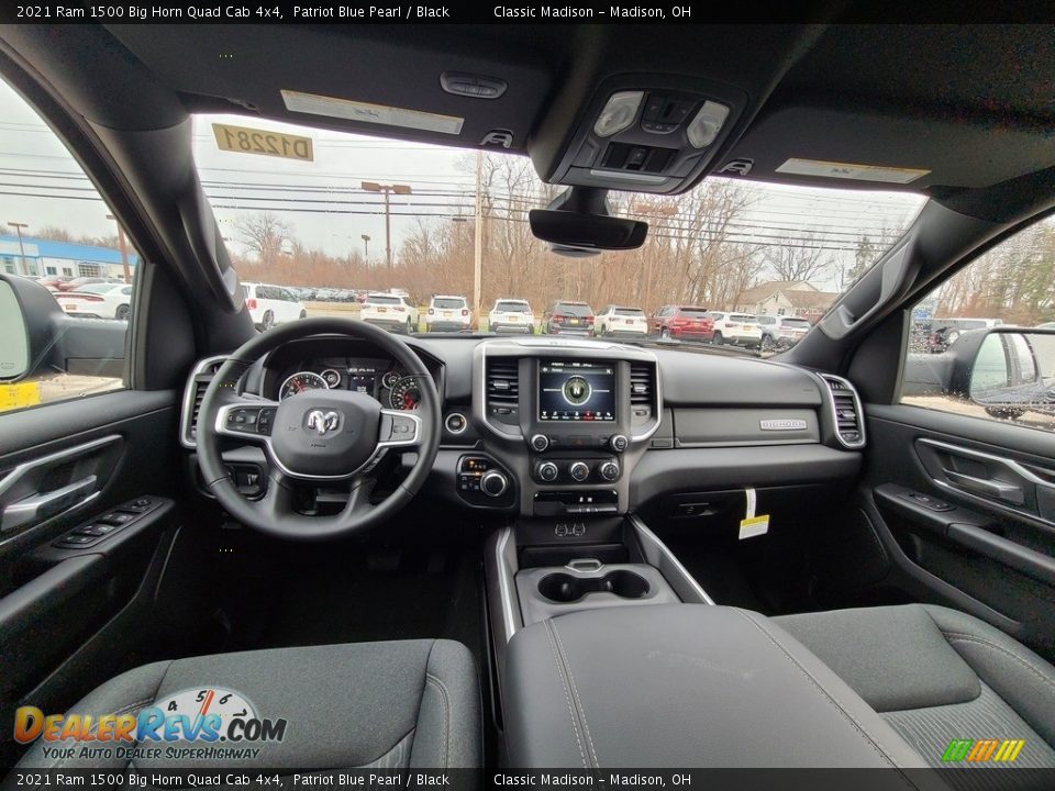 2021 Ram 1500 Big Horn Quad Cab 4x4 Patriot Blue Pearl / Black Photo #4