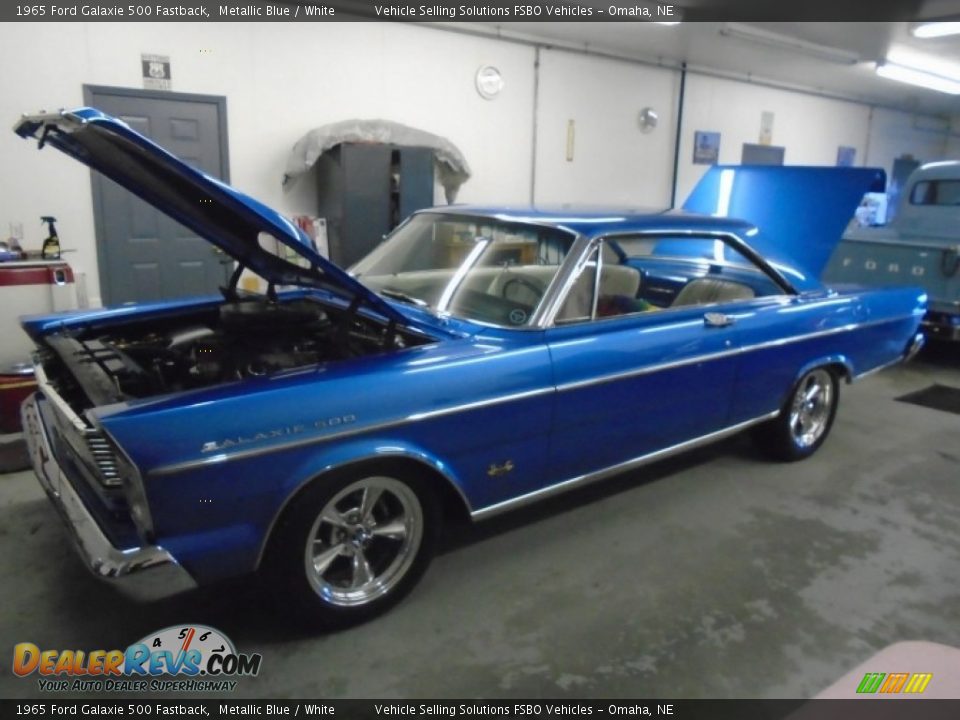 Metallic Blue 1965 Ford Galaxie 500 Fastback Photo #22