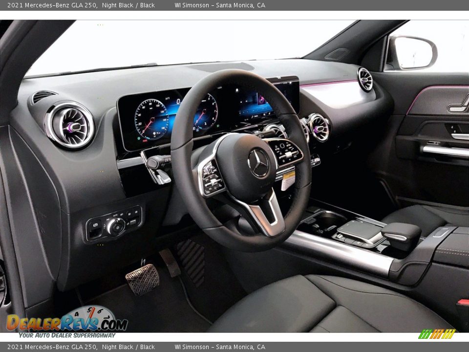 2021 Mercedes-Benz GLA 250 Night Black / Black Photo #4