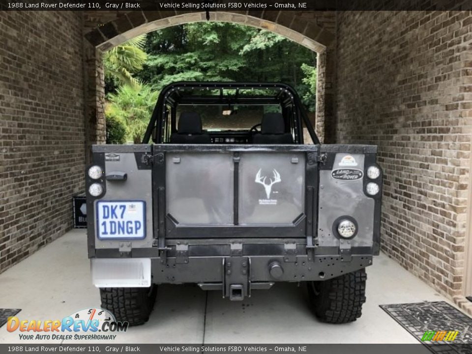 1988 Land Rover Defender 110 Gray / Black Photo #4