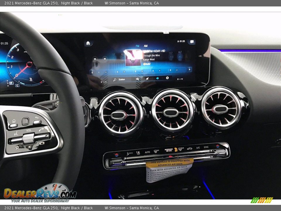 2021 Mercedes-Benz GLA 250 Night Black / Black Photo #6