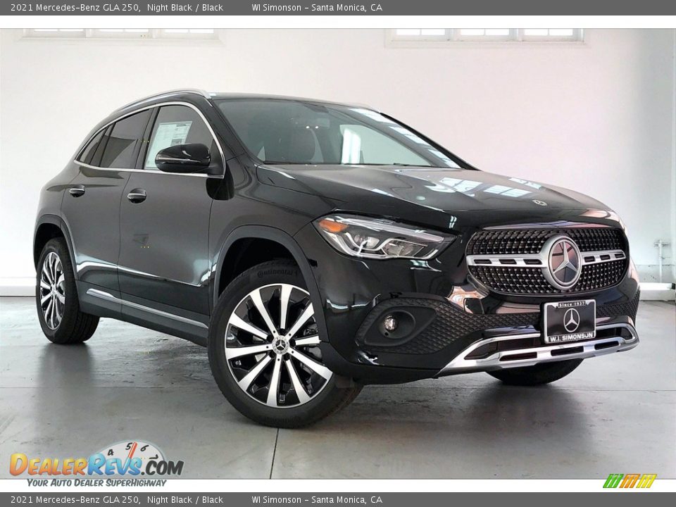 2021 Mercedes-Benz GLA 250 Night Black / Black Photo #10