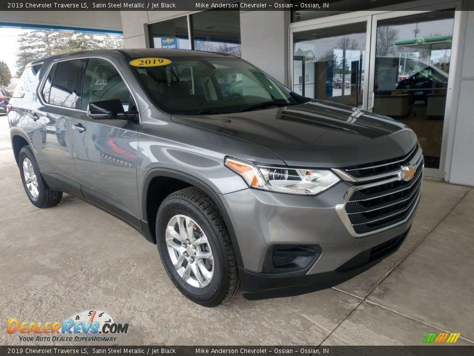 2019 Chevrolet Traverse LS Satin Steel Metallic / Jet Black Photo #2