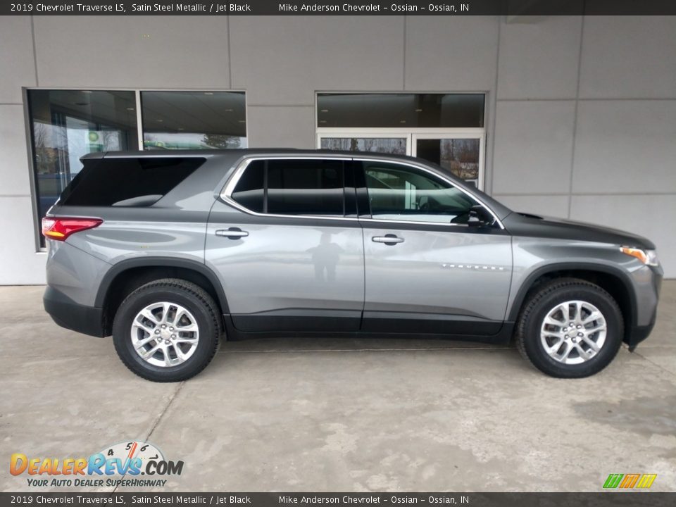 2019 Chevrolet Traverse LS Satin Steel Metallic / Jet Black Photo #3