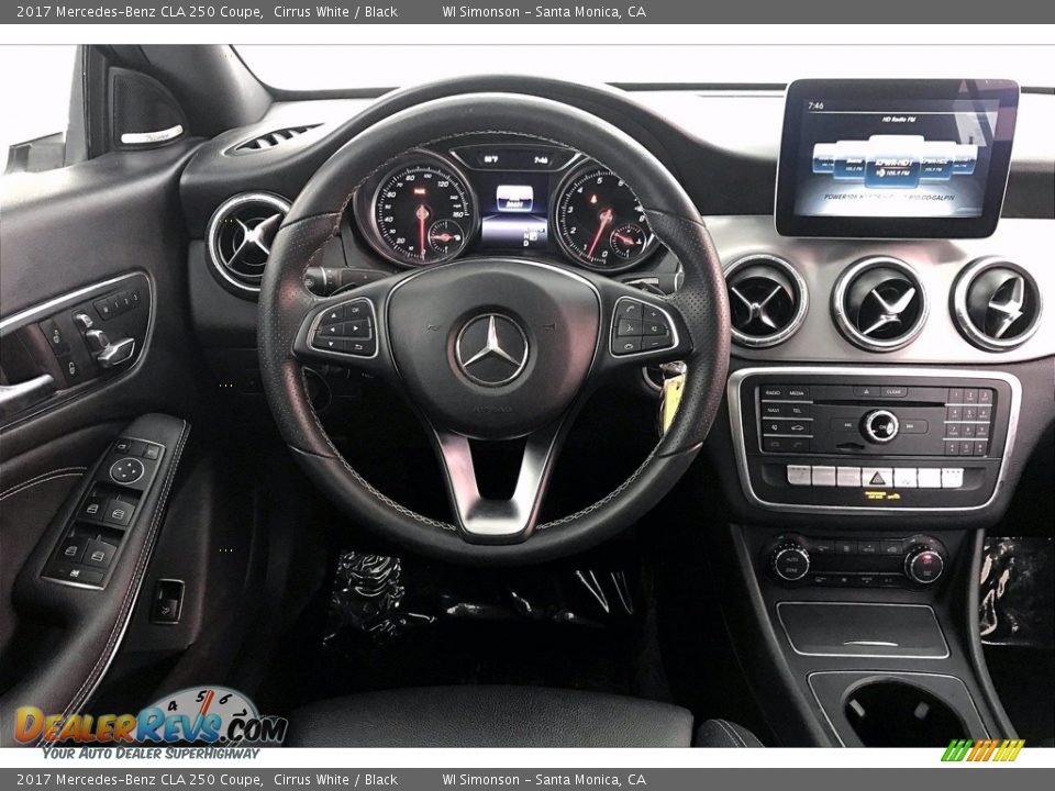 2017 Mercedes-Benz CLA 250 Coupe Cirrus White / Black Photo #4