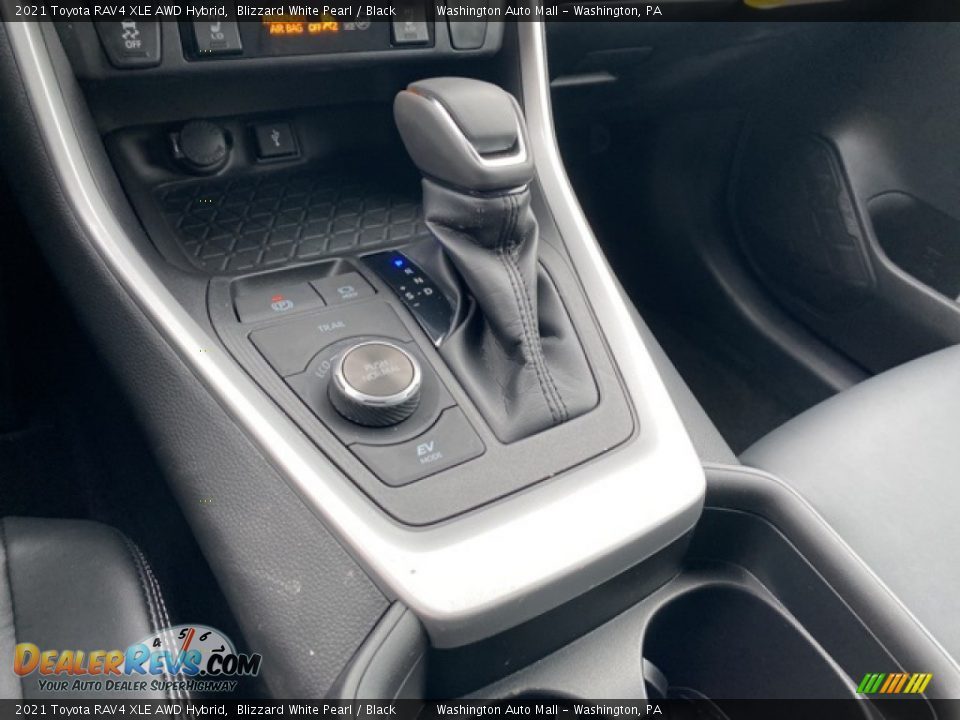 2021 Toyota RAV4 XLE AWD Hybrid Blizzard White Pearl / Black Photo #5