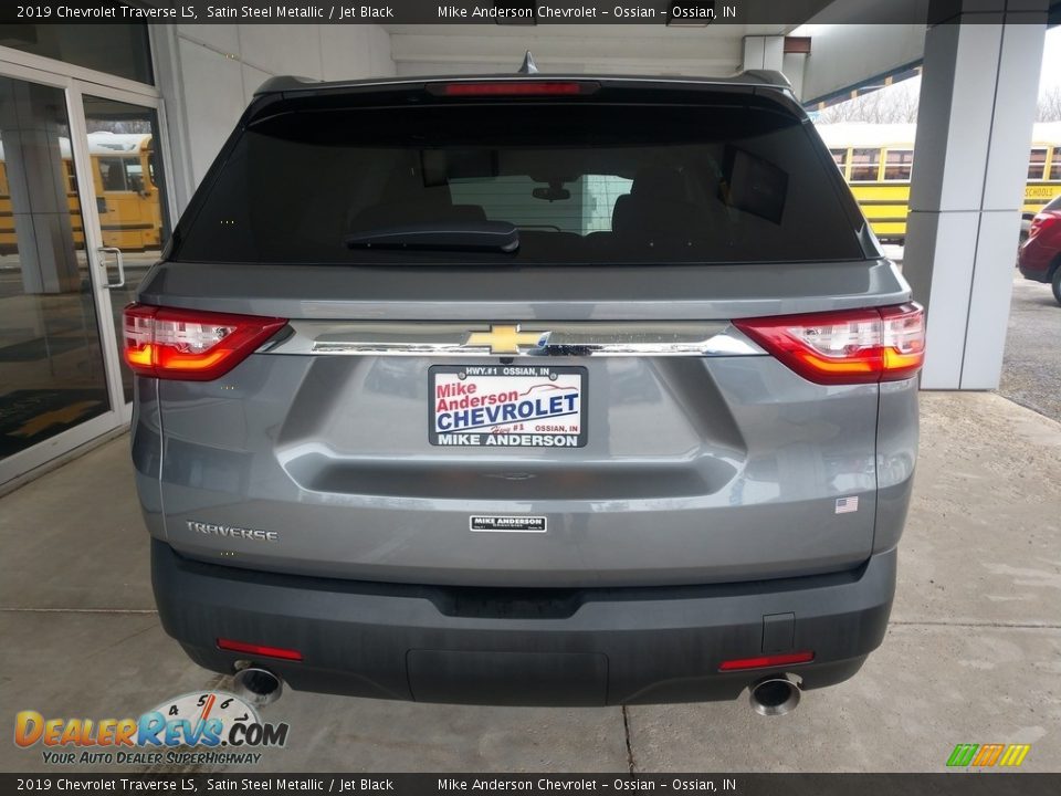 2019 Chevrolet Traverse LS Satin Steel Metallic / Jet Black Photo #5