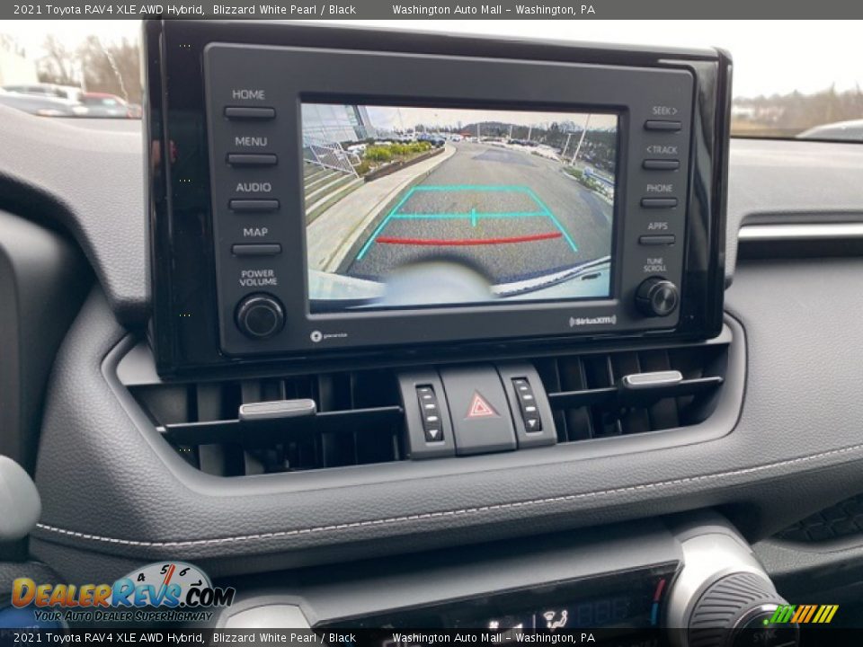 2021 Toyota RAV4 XLE AWD Hybrid Blizzard White Pearl / Black Photo #9