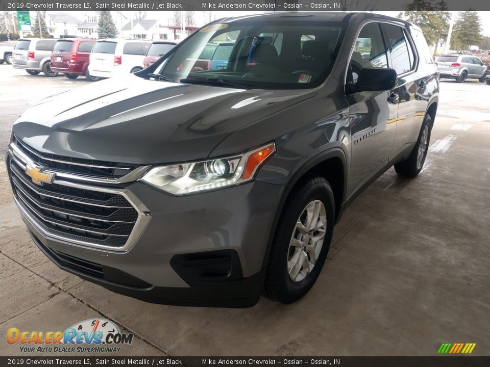 2019 Chevrolet Traverse LS Satin Steel Metallic / Jet Black Photo #9