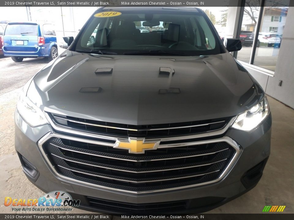 2019 Chevrolet Traverse LS Satin Steel Metallic / Jet Black Photo #10