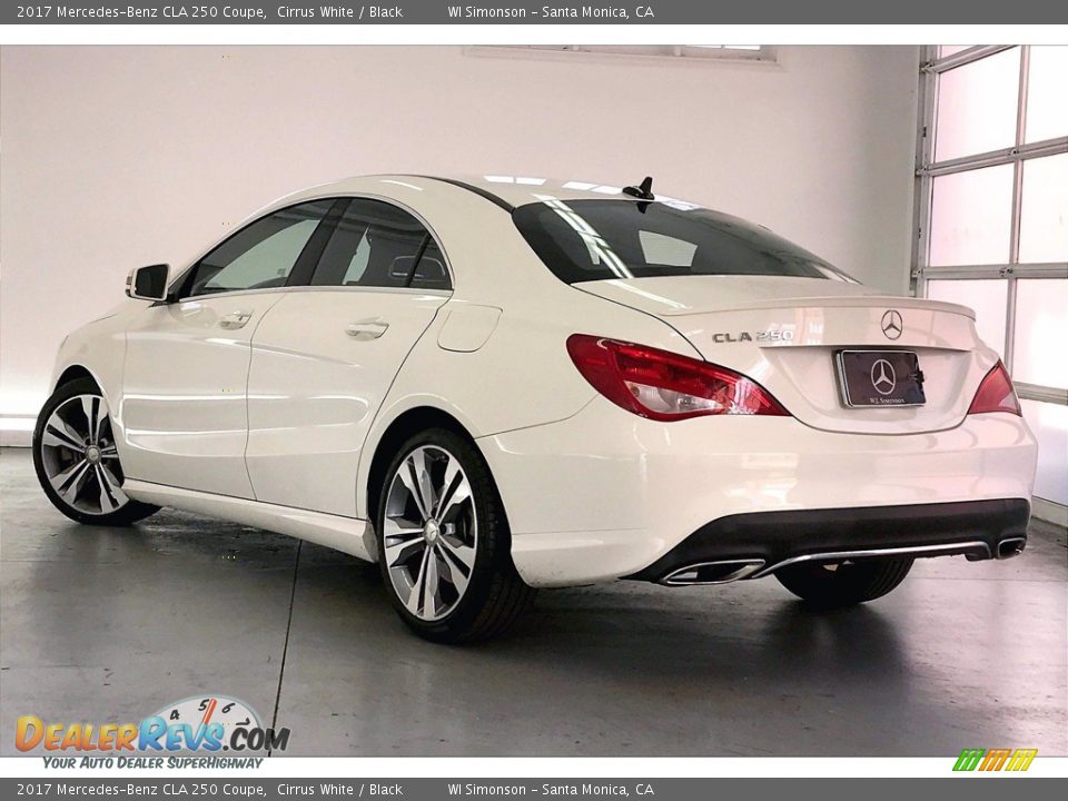 2017 Mercedes-Benz CLA 250 Coupe Cirrus White / Black Photo #10