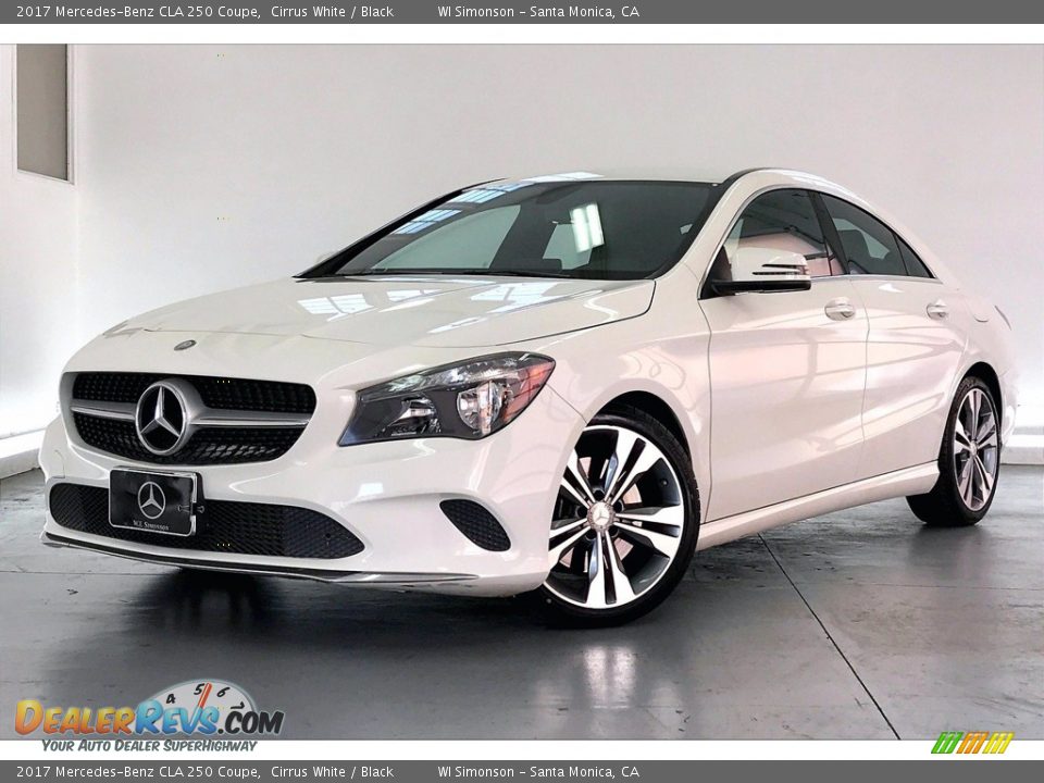 2017 Mercedes-Benz CLA 250 Coupe Cirrus White / Black Photo #12