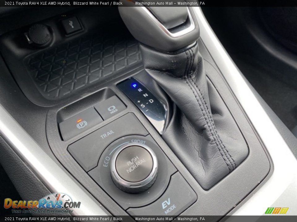 2021 Toyota RAV4 XLE AWD Hybrid Blizzard White Pearl / Black Photo #18