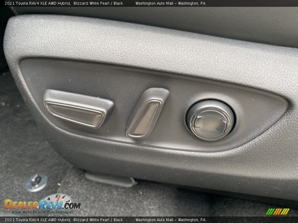 2021 Toyota RAV4 XLE AWD Hybrid Blizzard White Pearl / Black Photo #22
