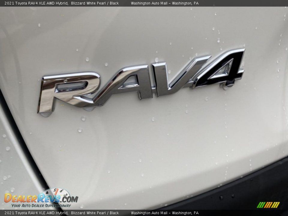 2021 Toyota RAV4 XLE AWD Hybrid Blizzard White Pearl / Black Photo #24