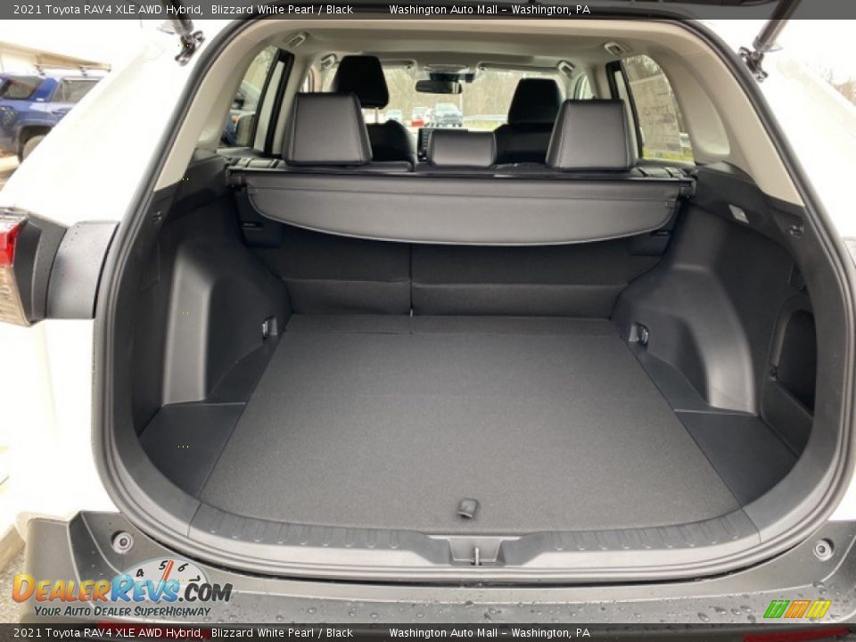 2021 Toyota RAV4 XLE AWD Hybrid Blizzard White Pearl / Black Photo #26