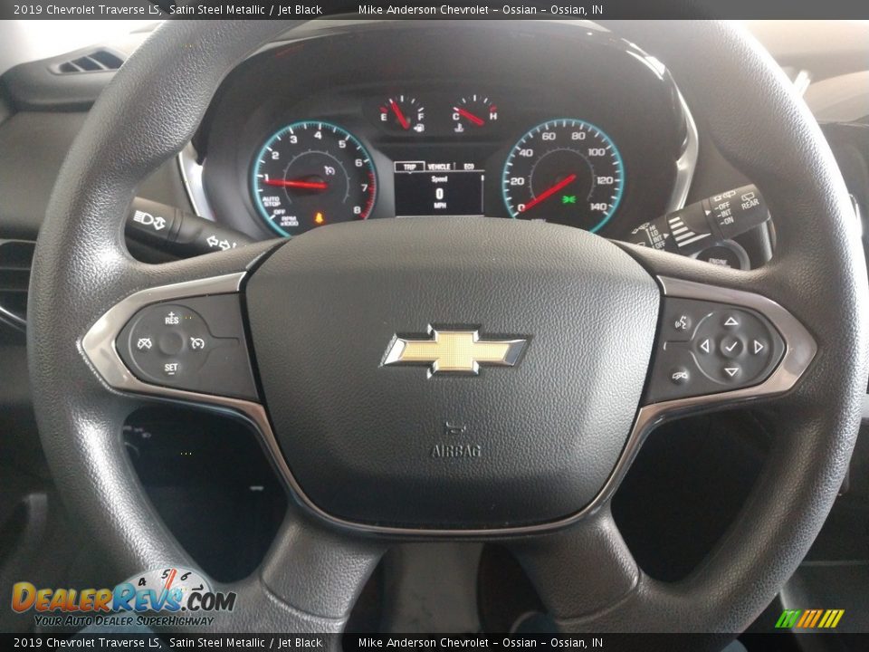 2019 Chevrolet Traverse LS Satin Steel Metallic / Jet Black Photo #23