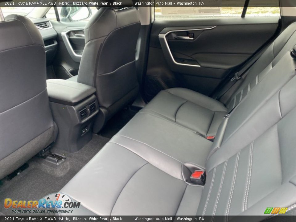 2021 Toyota RAV4 XLE AWD Hybrid Blizzard White Pearl / Black Photo #27