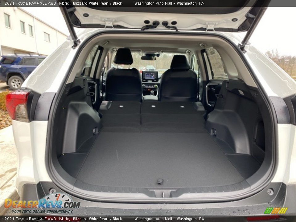 2021 Toyota RAV4 XLE AWD Hybrid Blizzard White Pearl / Black Photo #31