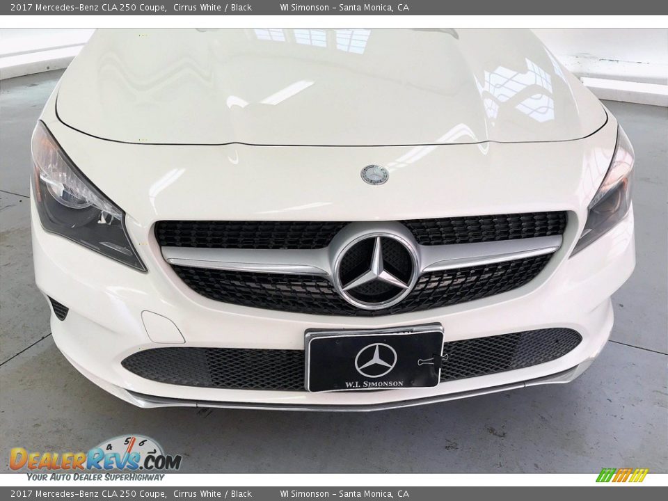 2017 Mercedes-Benz CLA 250 Coupe Cirrus White / Black Photo #30