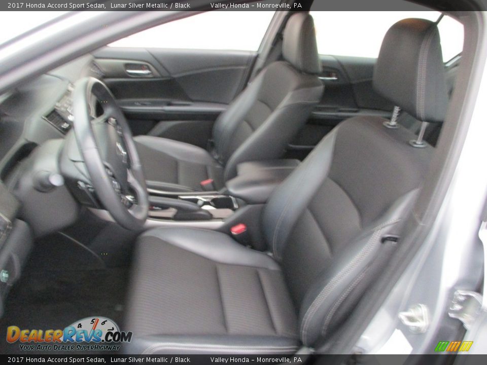 2017 Honda Accord Sport Sedan Lunar Silver Metallic / Black Photo #12