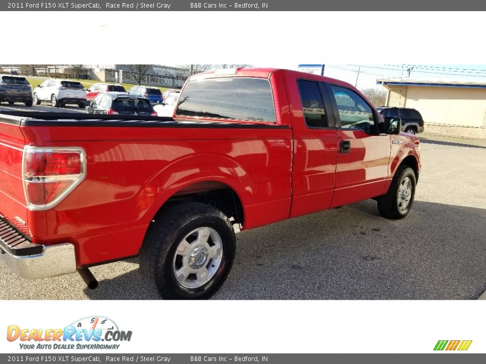 2011 Ford F150 XLT SuperCab Race Red / Steel Gray Photo #5