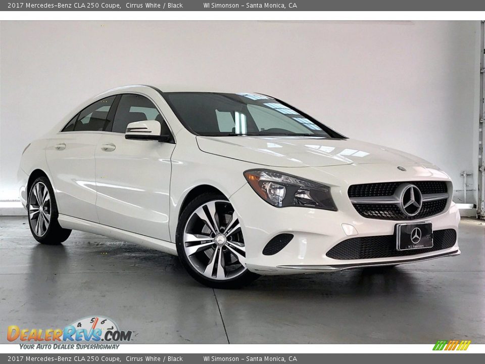 2017 Mercedes-Benz CLA 250 Coupe Cirrus White / Black Photo #34