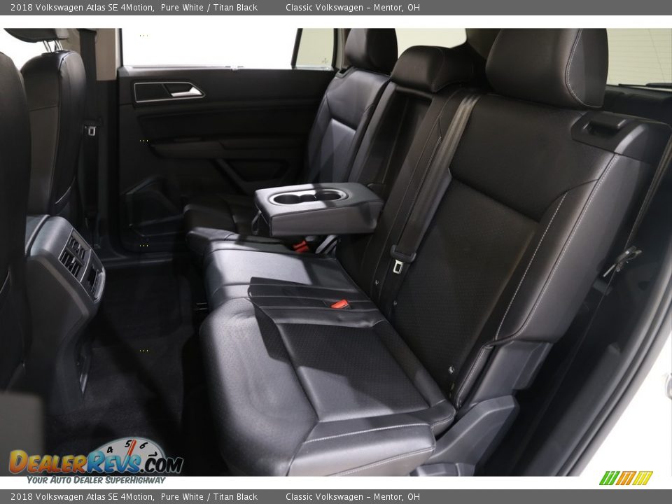 2018 Volkswagen Atlas SE 4Motion Pure White / Titan Black Photo #19
