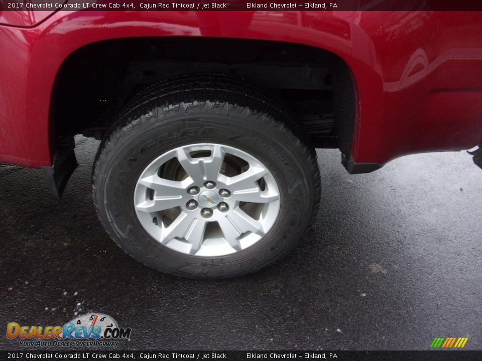2017 Chevrolet Colorado LT Crew Cab 4x4 Cajun Red Tintcoat / Jet Black Photo #12