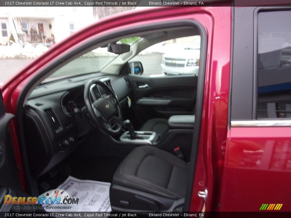2017 Chevrolet Colorado LT Crew Cab 4x4 Cajun Red Tintcoat / Jet Black Photo #13