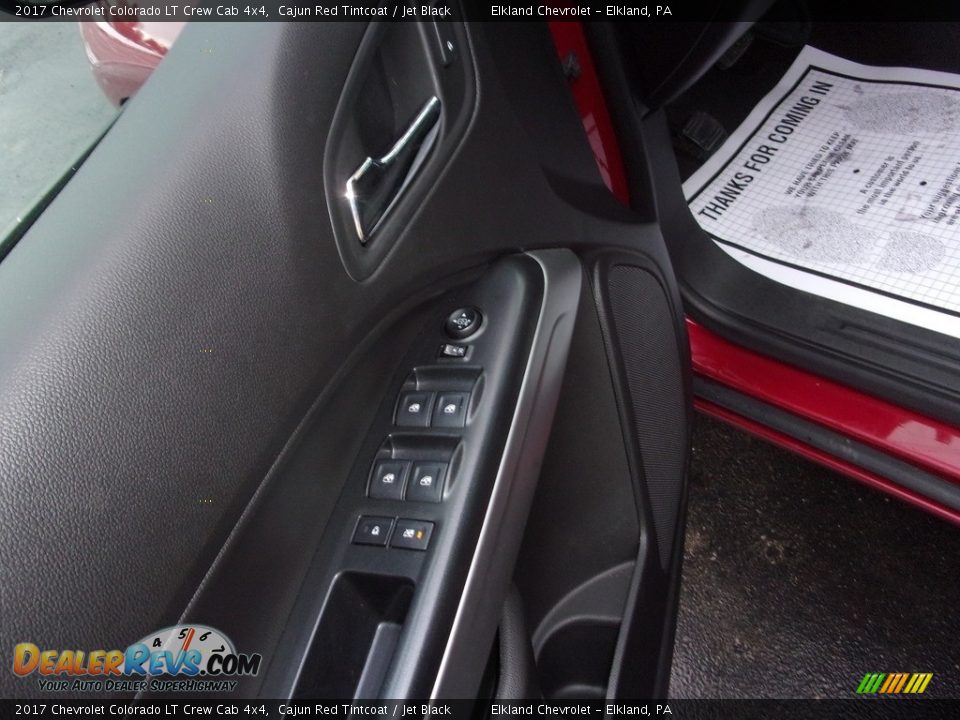 2017 Chevrolet Colorado LT Crew Cab 4x4 Cajun Red Tintcoat / Jet Black Photo #17