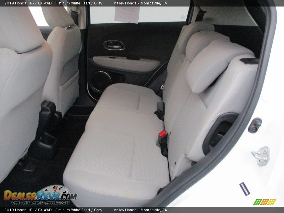 2019 Honda HR-V EX AWD Platinum White Pearl / Gray Photo #14