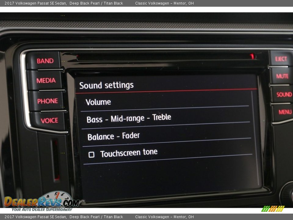 2017 Volkswagen Passat SE Sedan Deep Black Pearl / Titan Black Photo #11