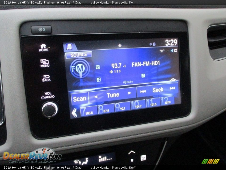 2019 Honda HR-V EX AWD Platinum White Pearl / Gray Photo #16