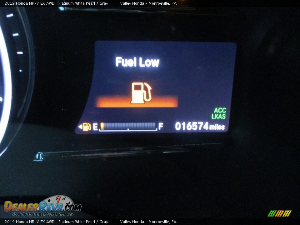 2019 Honda HR-V EX AWD Platinum White Pearl / Gray Photo #20