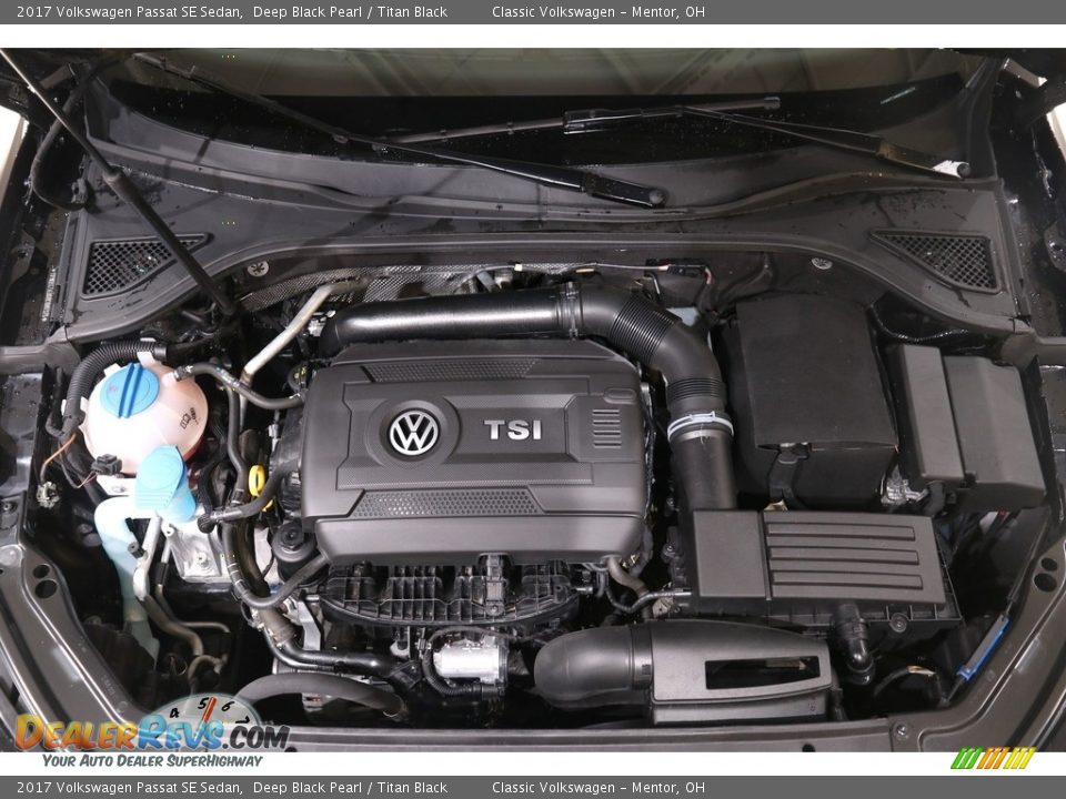 2017 Volkswagen Passat SE Sedan Deep Black Pearl / Titan Black Photo #19