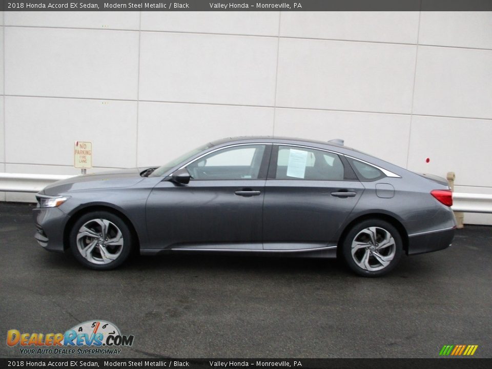 2018 Honda Accord EX Sedan Modern Steel Metallic / Black Photo #2