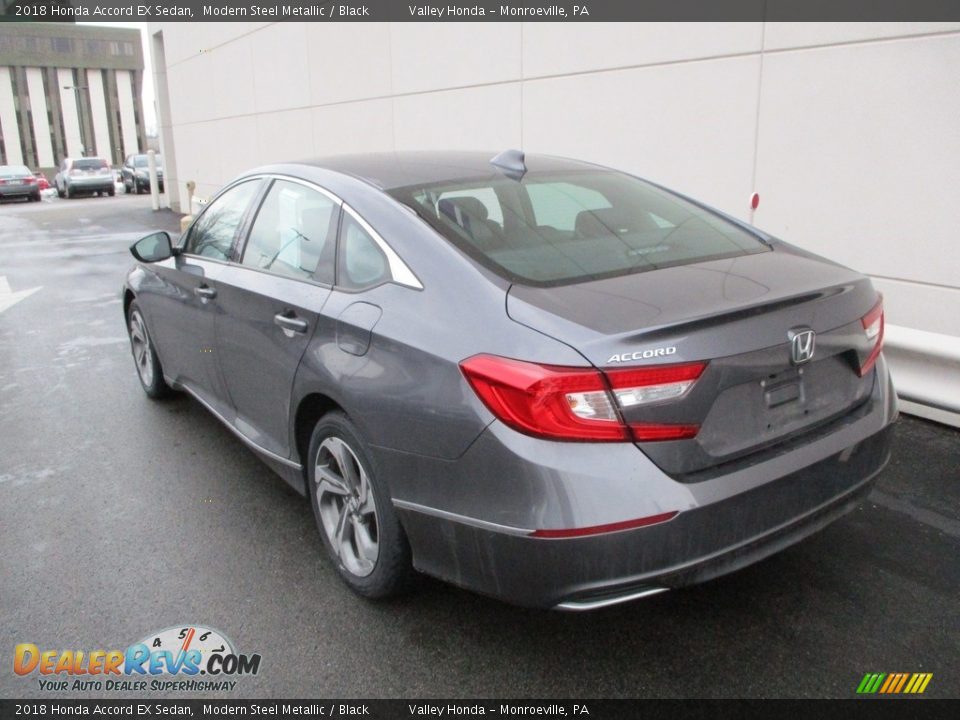 2018 Honda Accord EX Sedan Modern Steel Metallic / Black Photo #3