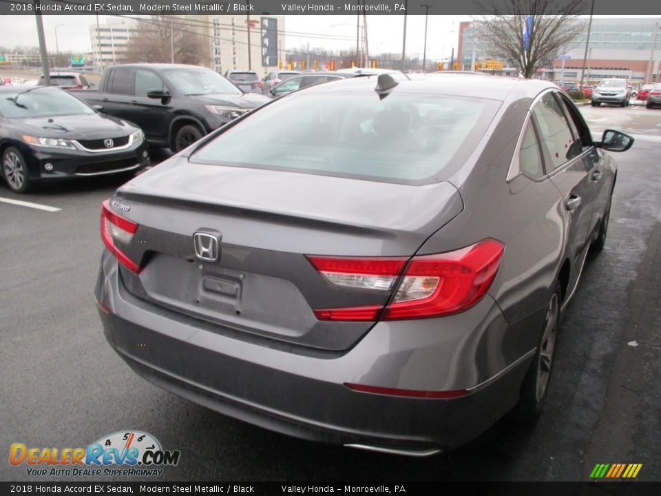 2018 Honda Accord EX Sedan Modern Steel Metallic / Black Photo #5