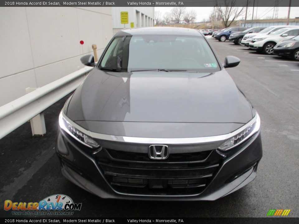 2018 Honda Accord EX Sedan Modern Steel Metallic / Black Photo #8