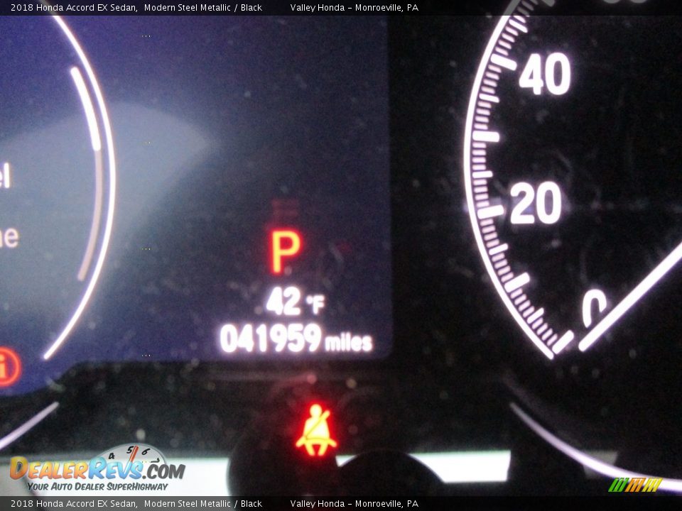 2018 Honda Accord EX Sedan Modern Steel Metallic / Black Photo #20